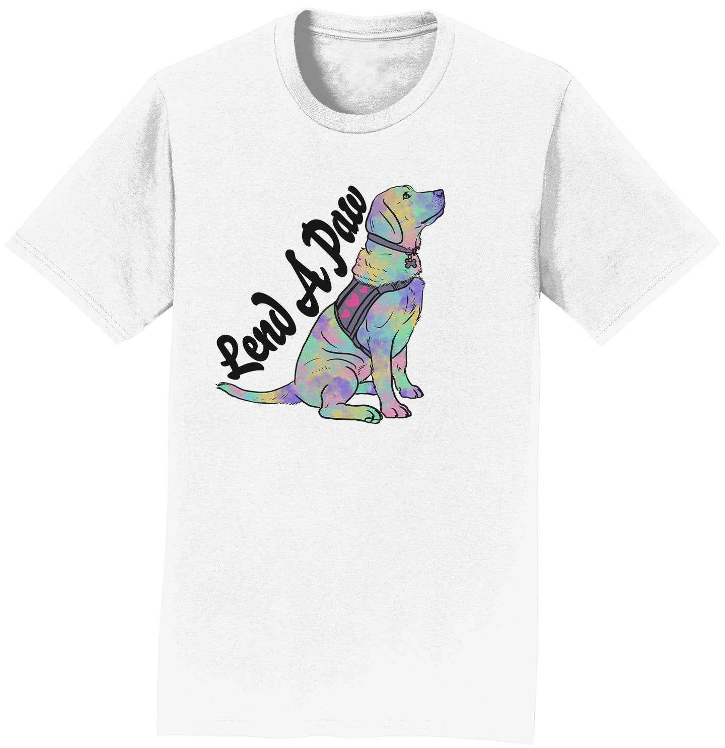 Lend a Paw Labrador Retriever - Adult Unisex T-Shirt