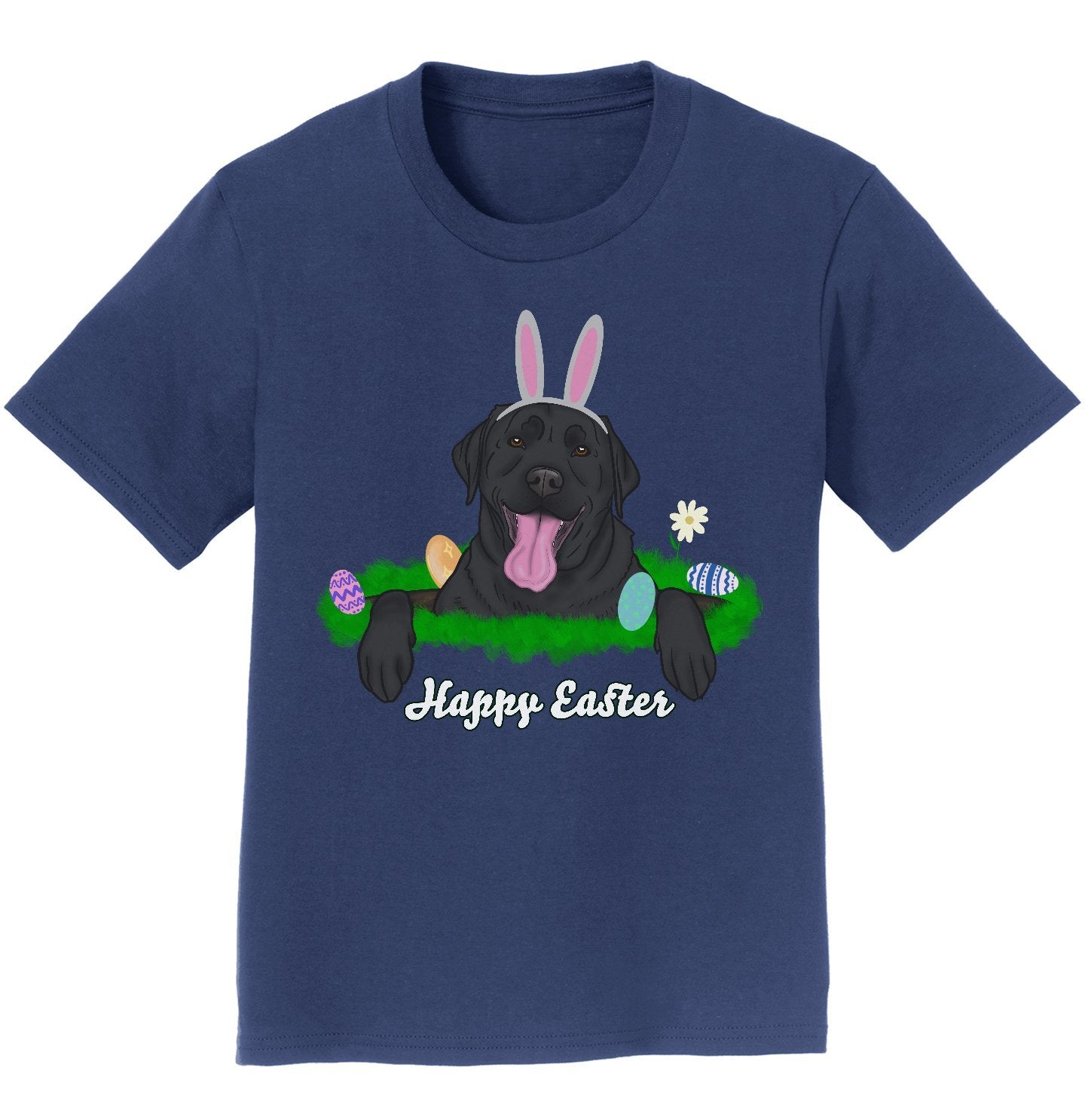Rabbit Hole Black Labrador  - Kids' Unisex T-Shirt