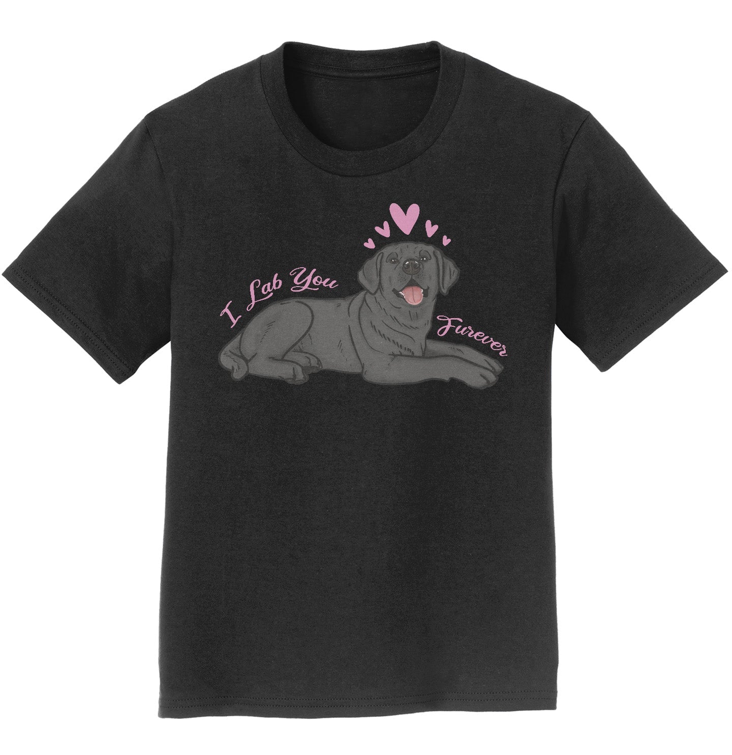 Labradors.com - Black Lab You Forever - Kids' Unisex T-Shirt