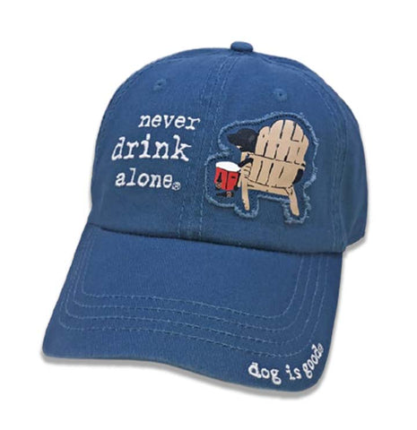 Labradors.com - Never Drink Alone - Classic Twill Hat