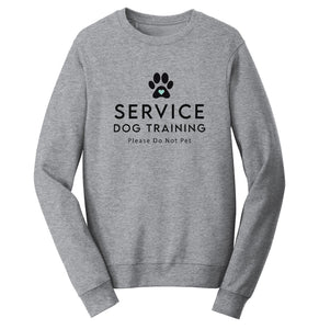 Service Dog Training - Adult Unisex Crewneck Sweatshirt