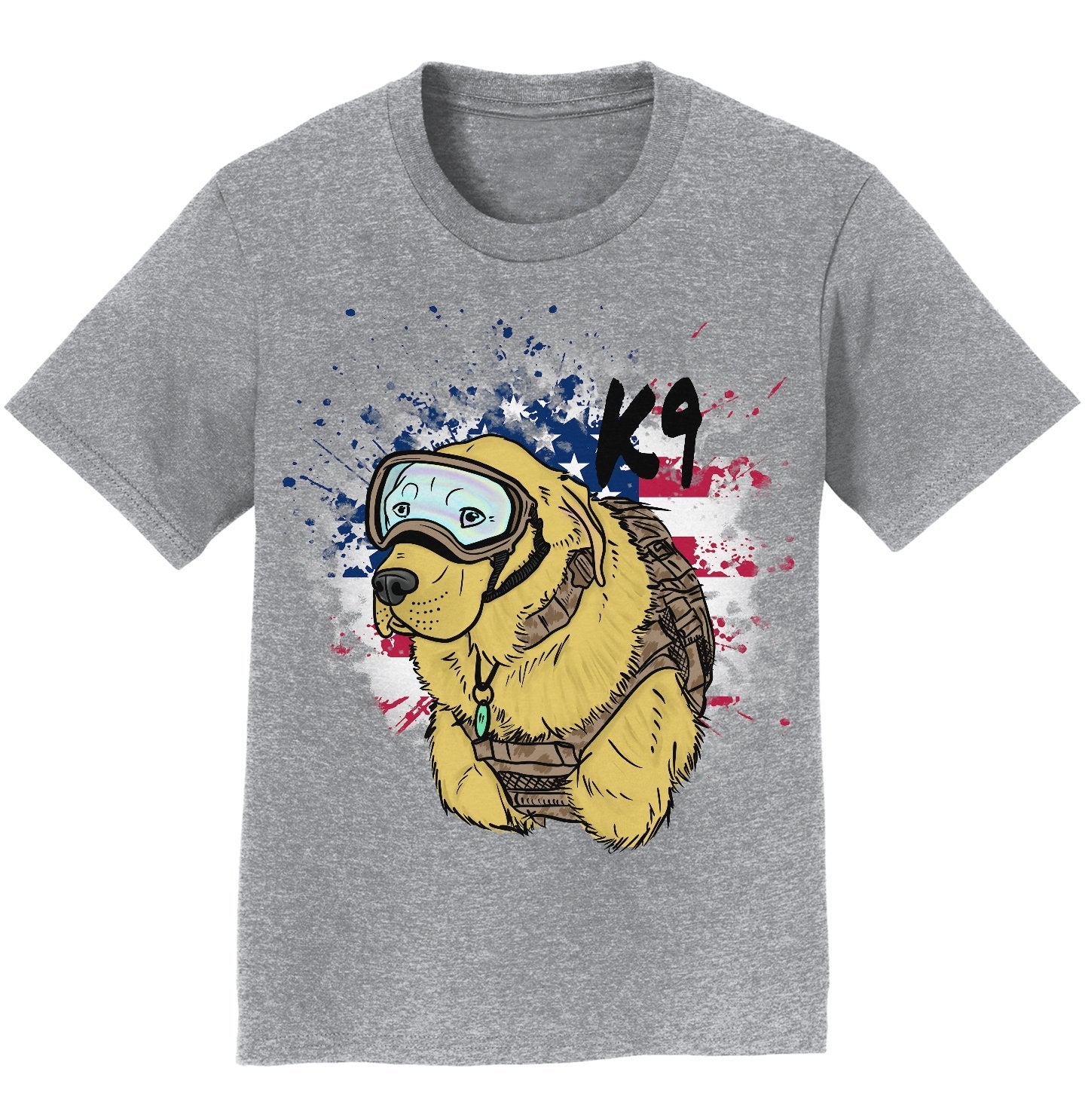 Military K9 Labrador Retriever  - Kids' Unisex T-Shirt