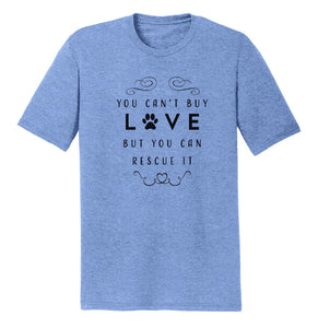 Labradors.com - Can Rescue Love - Adult Tri-Blend T-Shirt