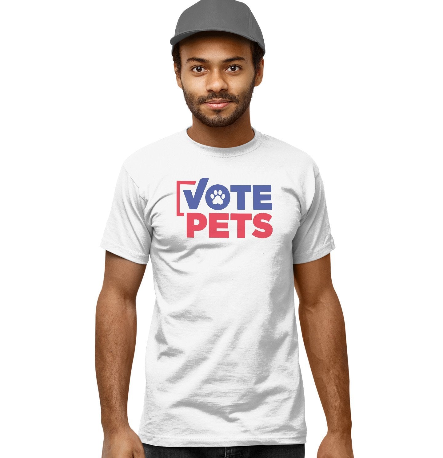 Vote Pets Stacked Logo - Adult Unisex T-Shirt
