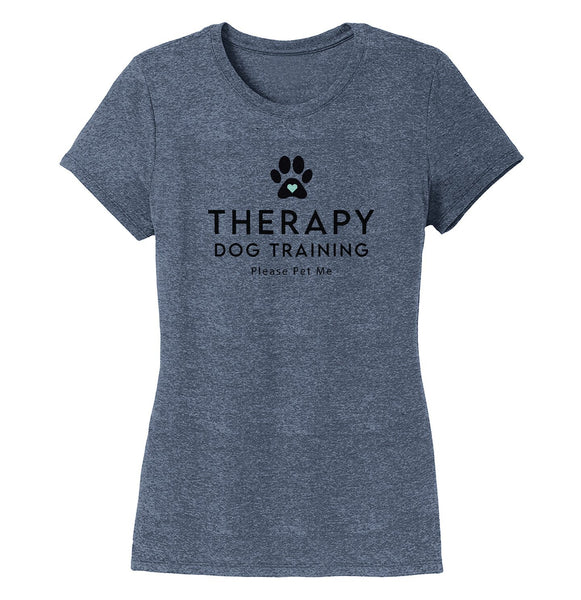 Therapy Dog Training - Women's Tri-Blend T-Shirt