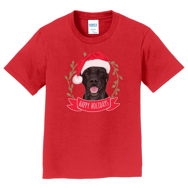 Happy Holidays Lab - Kids' Unisex T-Shirt