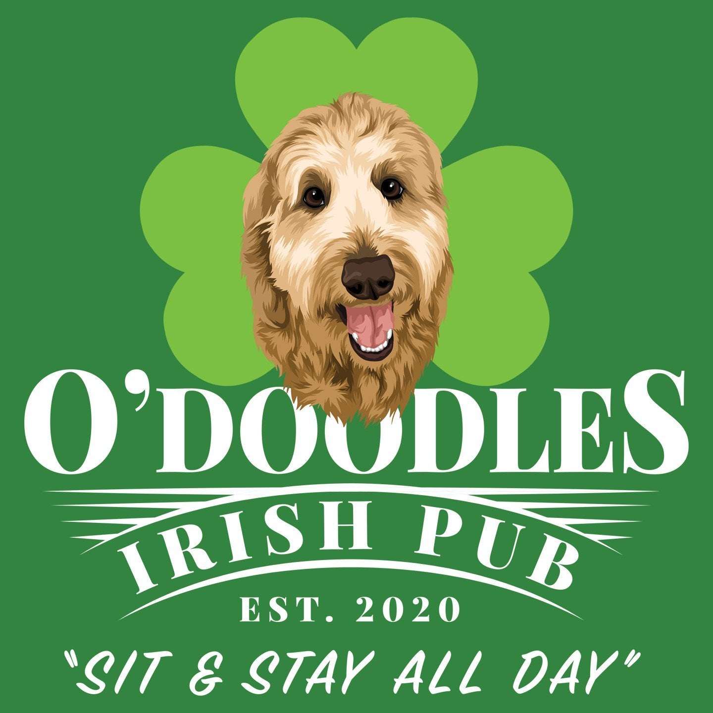 O'Doodles Irish Pub - Women's Fitted T-Shirt