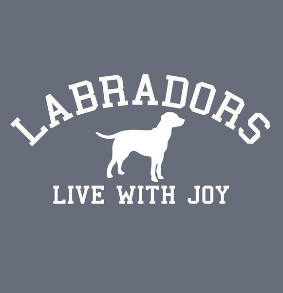 Labradors Live With Joy on Grey - Pigment Dyed Hat