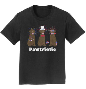 Patriotic 4th of July Chocolate Labs | Youth Shirt