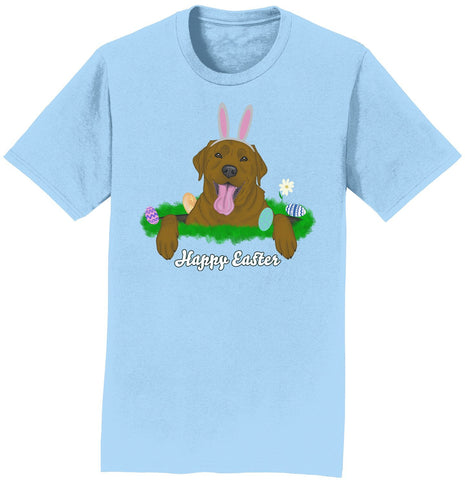 Labradors.com - Rabbit Hole Chocolate Labrador  - Adult Unisex T-Shirt