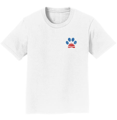 Pawtriotic Pawprint | Labradors | Youth T-Shirt