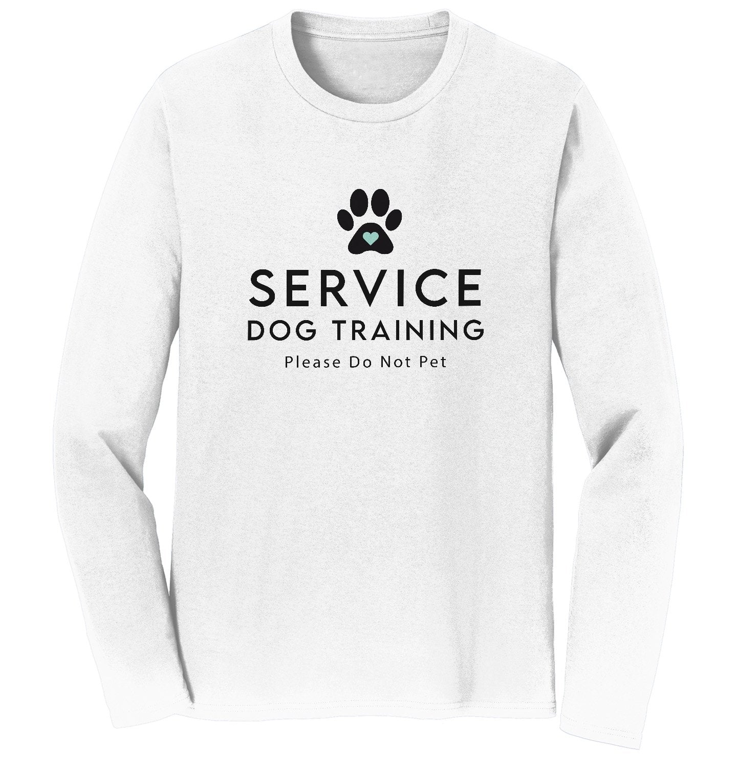 Service Dog Training - Adult Unisex Long Sleeve T-Shirt