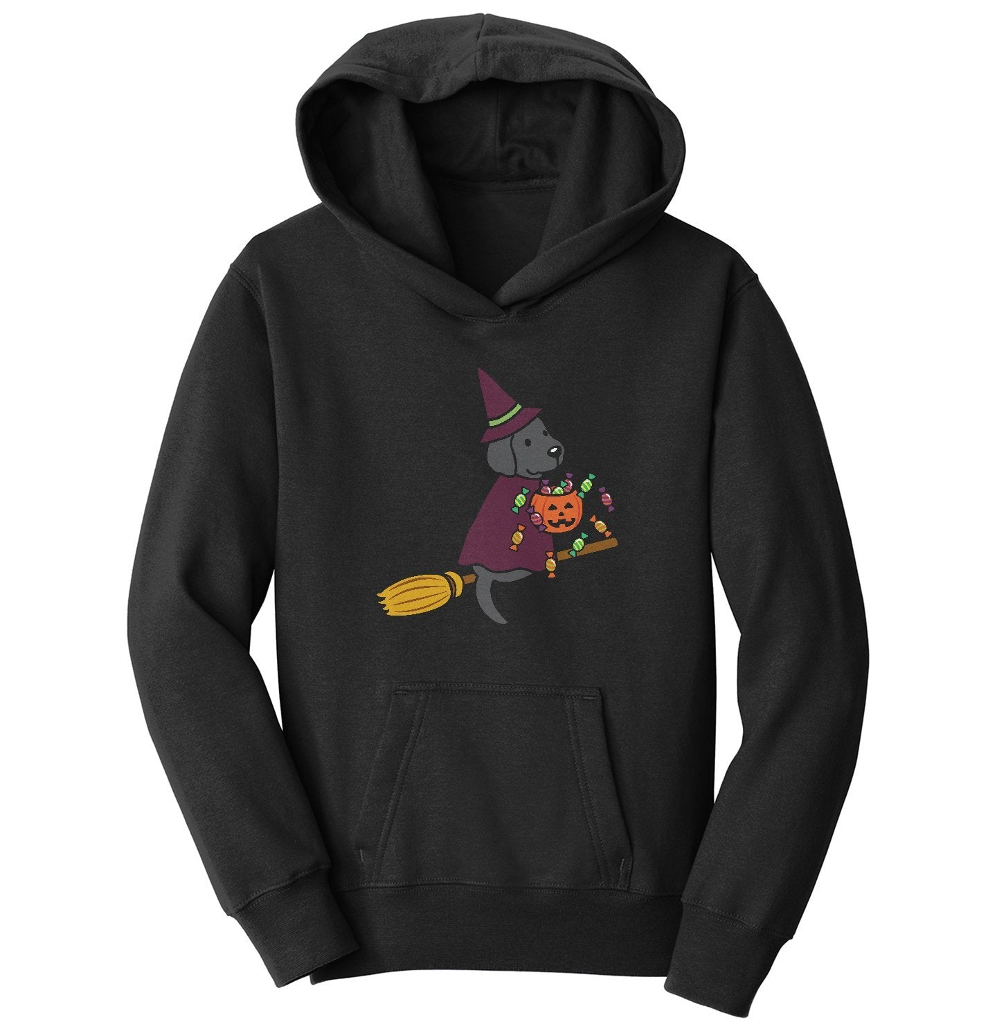 Black Lab Witch - Kids' Unisex Hoodie Sweatshirt