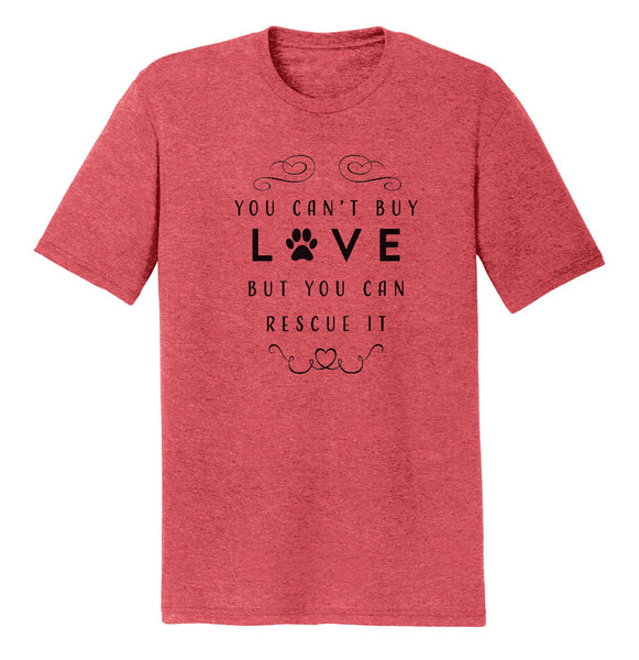 Can Rescue Love - Adult Tri-Blend T-Shirt
