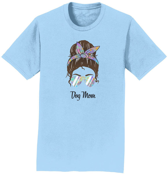 Dog Mom (Brown Hair) - Adult Unisex T-Shirt