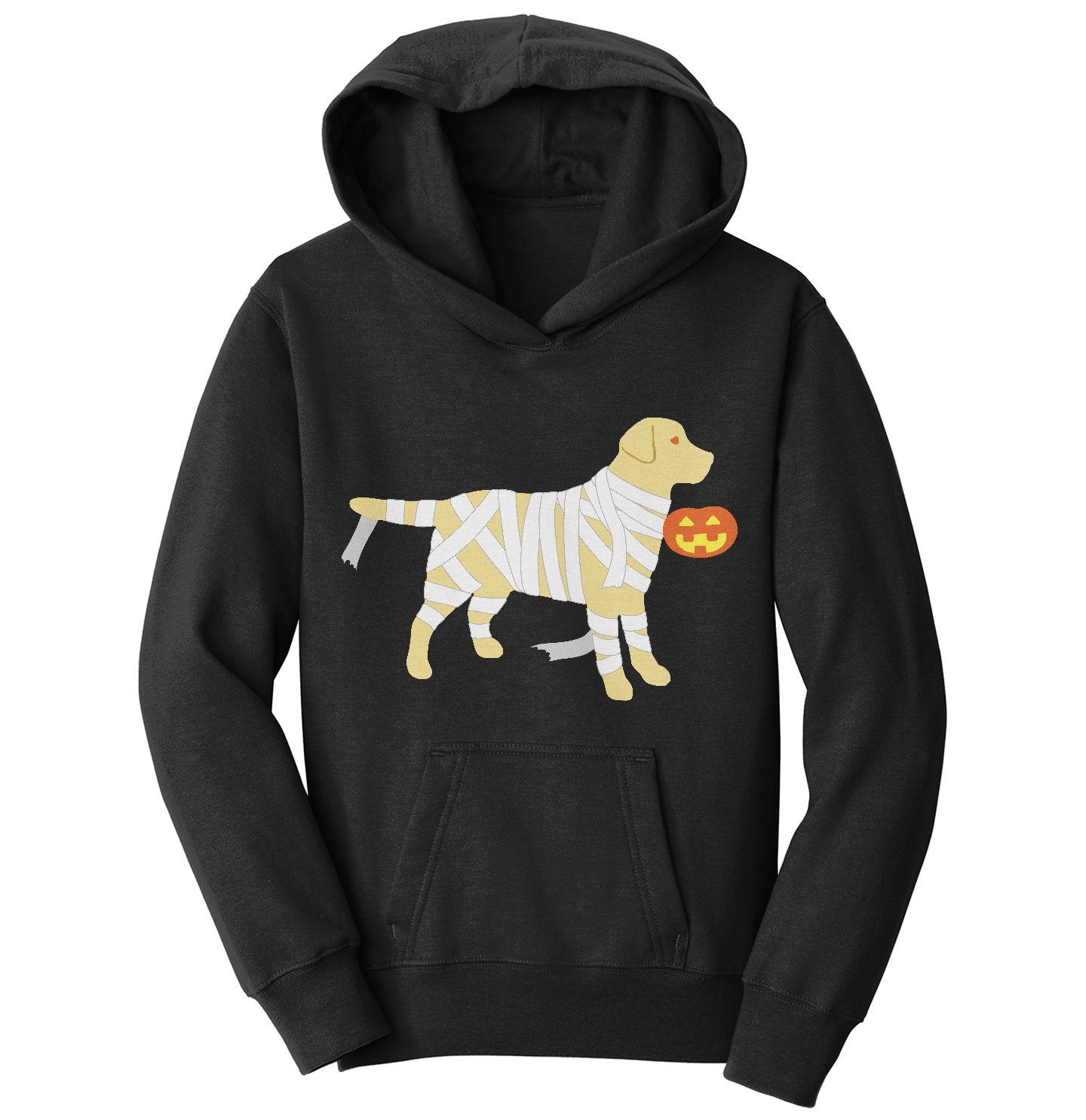 Yellow Lab Mummy Trick or Treater - Kids' Unisex Hoodie Sweatshirt