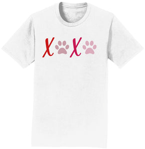 XOXO Paws - Adult Unisex T-Shirt