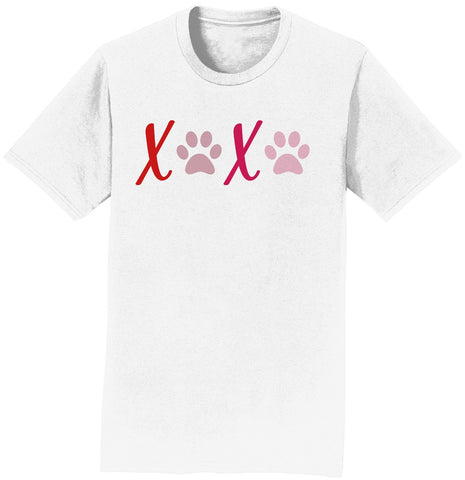 XOXO Paws - Adult Unisex T-Shirt