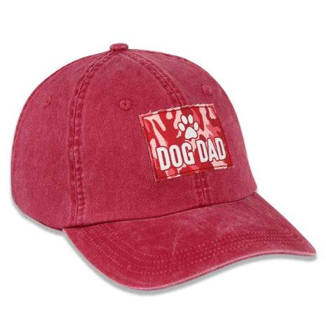 Labradors.com - Dog Dad on Red - Mid-fit Pigment Dyed Hat