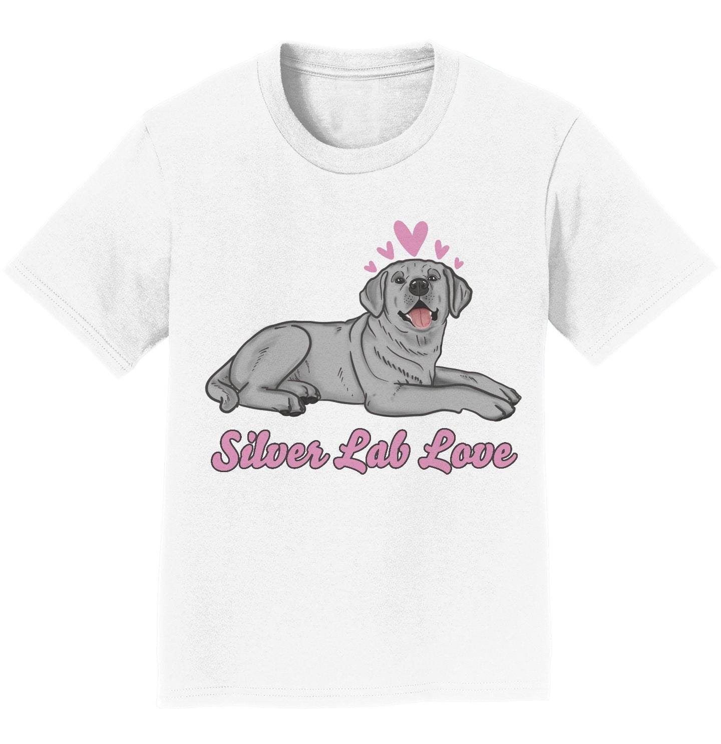 Silver Lab Love - Kids' Unisex T-Shirt