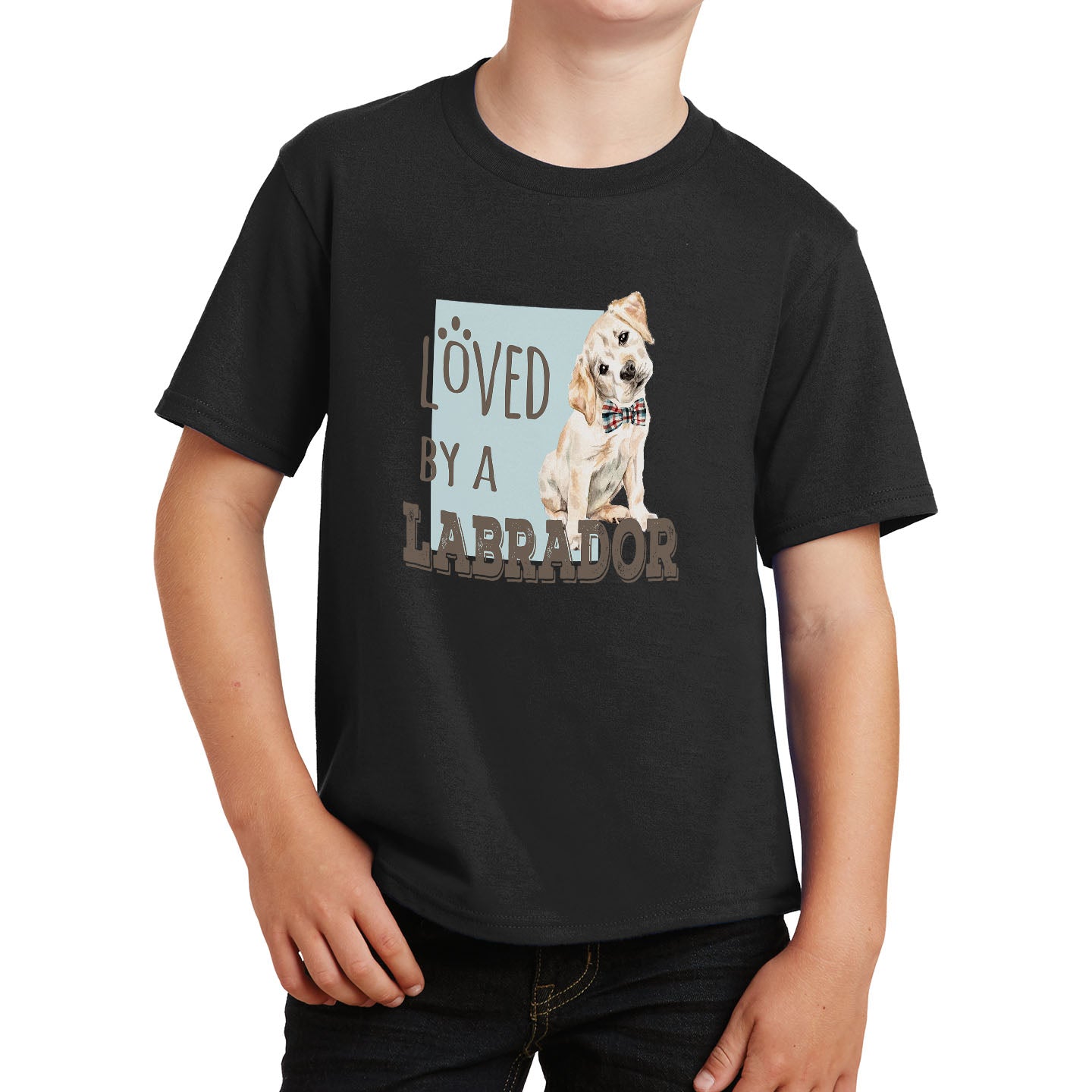 Loved by a Labrador - Kids' Unisex T-Shirt