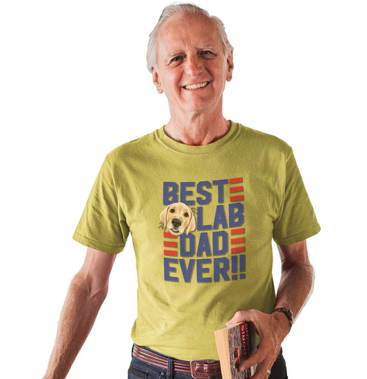 Best Lab Dad Ever - Adult Unisex T-Shirt - Labradors.com