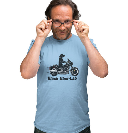 Black Lab Biker - Adult Unisex T-Shirt