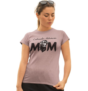 Black Labrador Breed Mom - Women's Fitted T-Shirt