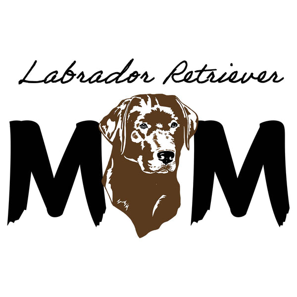 Chocolate Labrador Breed Mom - Women's V-Neck T-Shirt