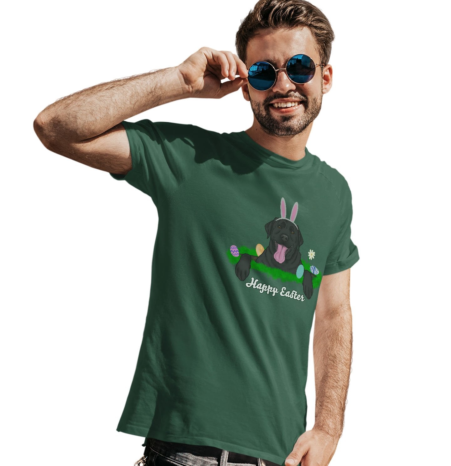 Labradors.com - Rabbit Hole Black Labrador  - Adult Unisex T-Shirt