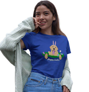 Labradors.com - Rabbit Hole Yellow Labrador - Women's Fitted T-Shirt