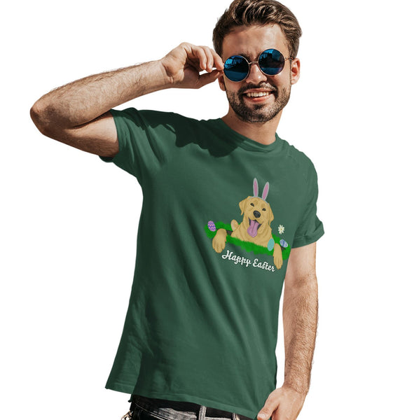 Rabbit Hole Yellow Labrador  - Adult Unisex T-Shirt