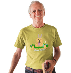 Labradors.com - Rabbit Hole Yellow Labrador  - Adult Unisex T-Shirt