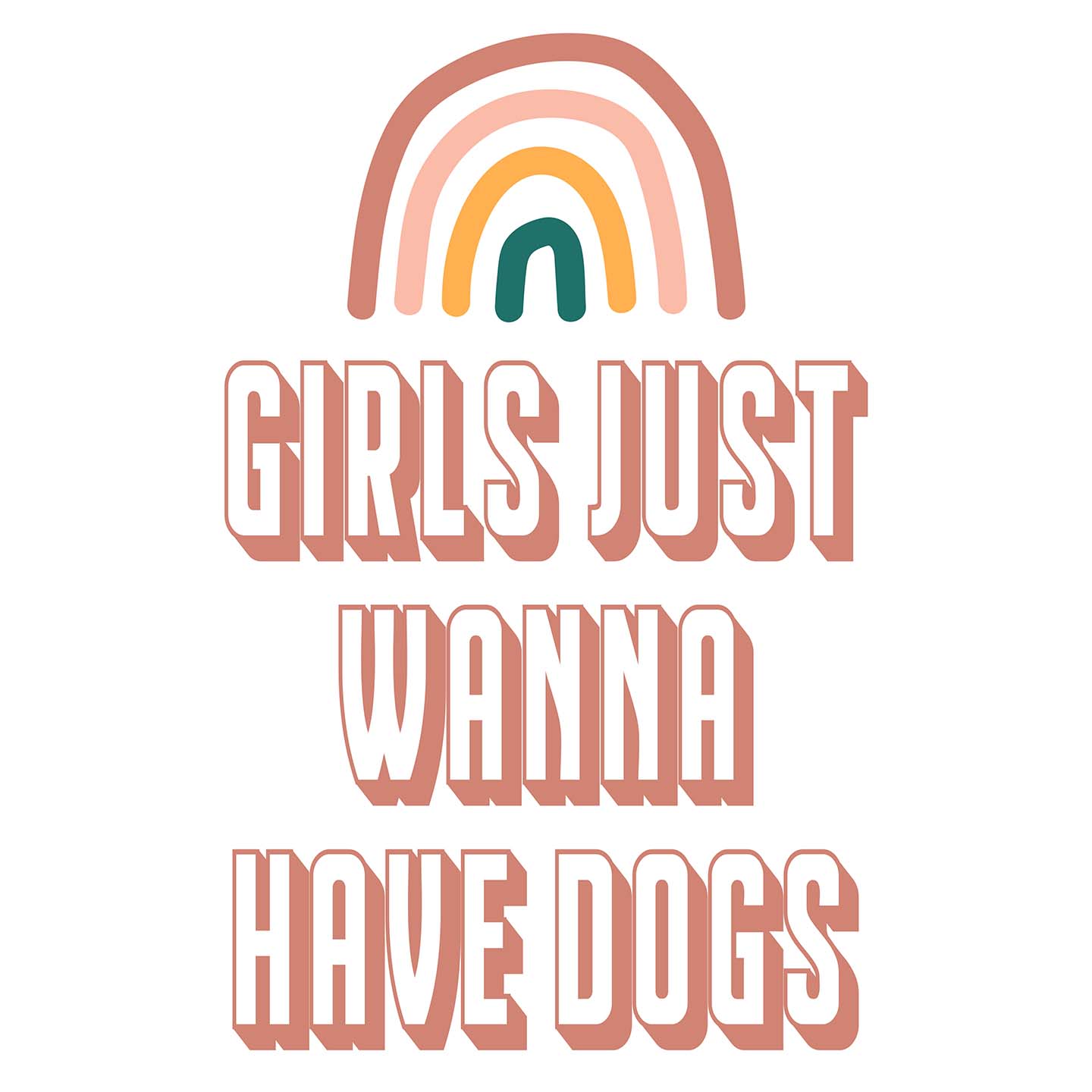 Girls Just Wanna Have Dogs - Women's Tri-Blend T-Shirt