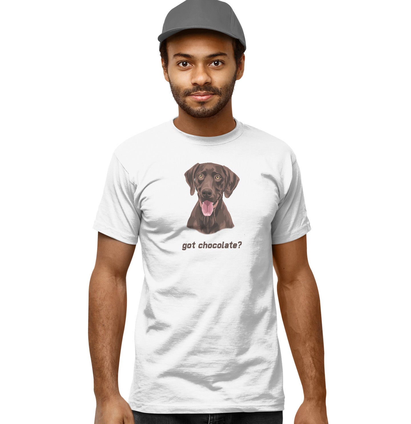 Chocolate Lab (Got Chocolate?) - Adult Unisex T-Shirt