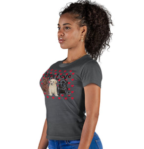 Puppy Love - Women's Fitted T-Shirt