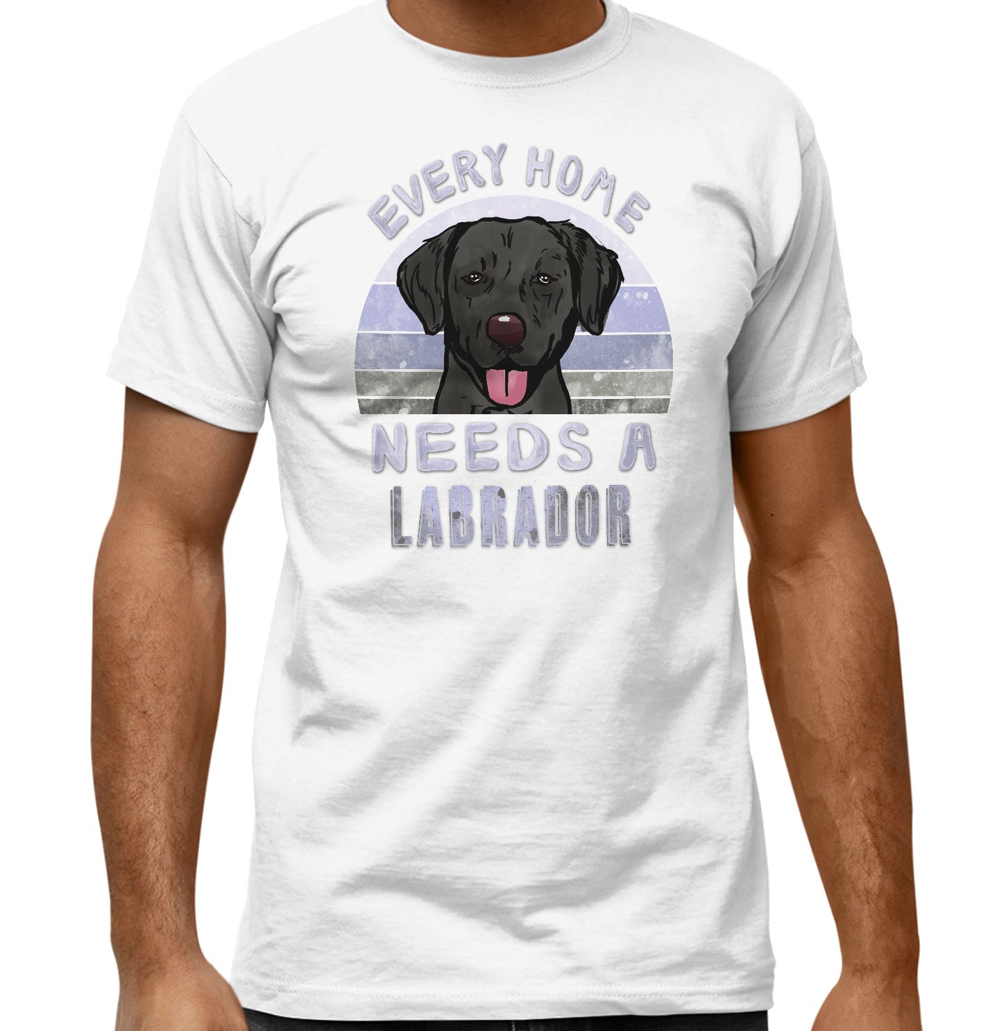 Every Home Needs a Labrador Retriever (Black) - Adult Unisex T-Shirt