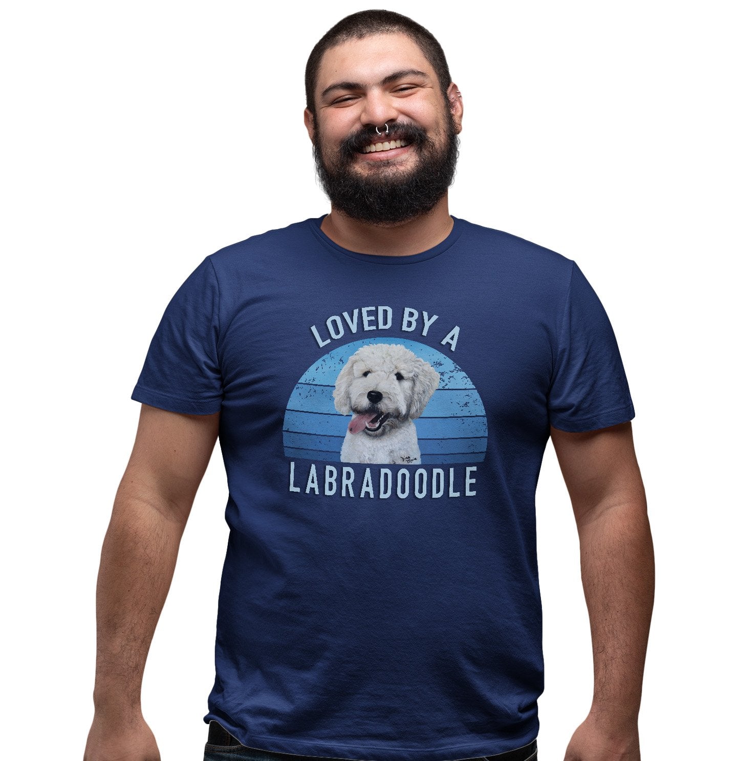 Loved By A Labradoodle - Adult Unisex T-Shirt