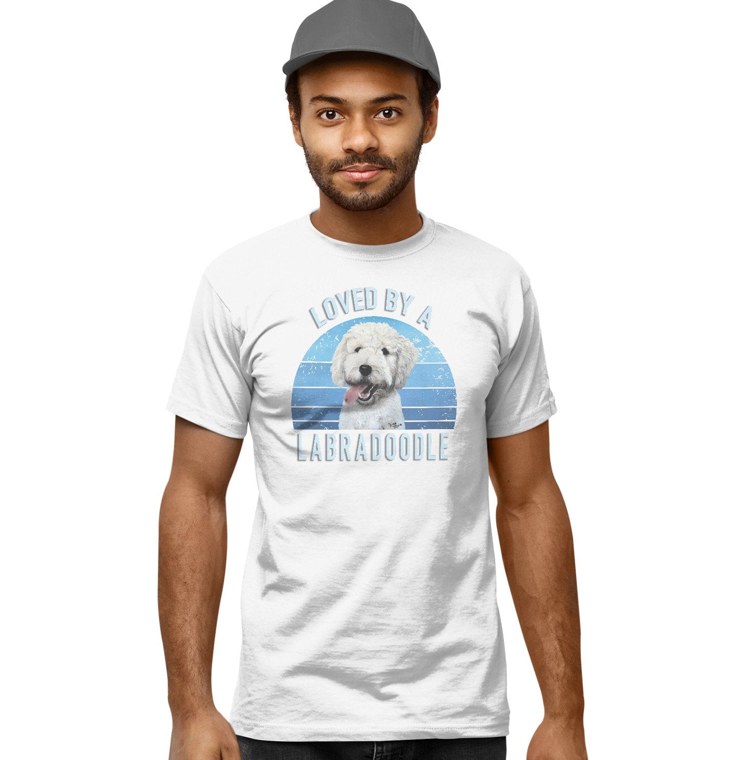 Loved By A Labradoodle - Adult Unisex T-Shirt