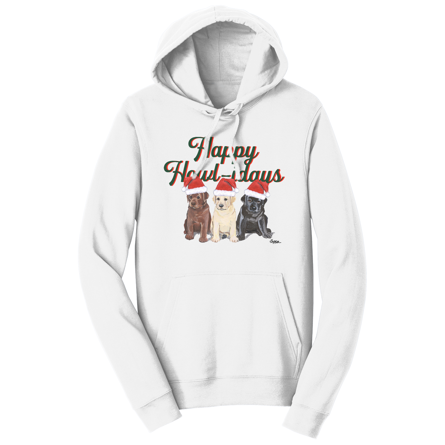Happy Howlidays - Adult Unisex Hoodie Sweatshirt