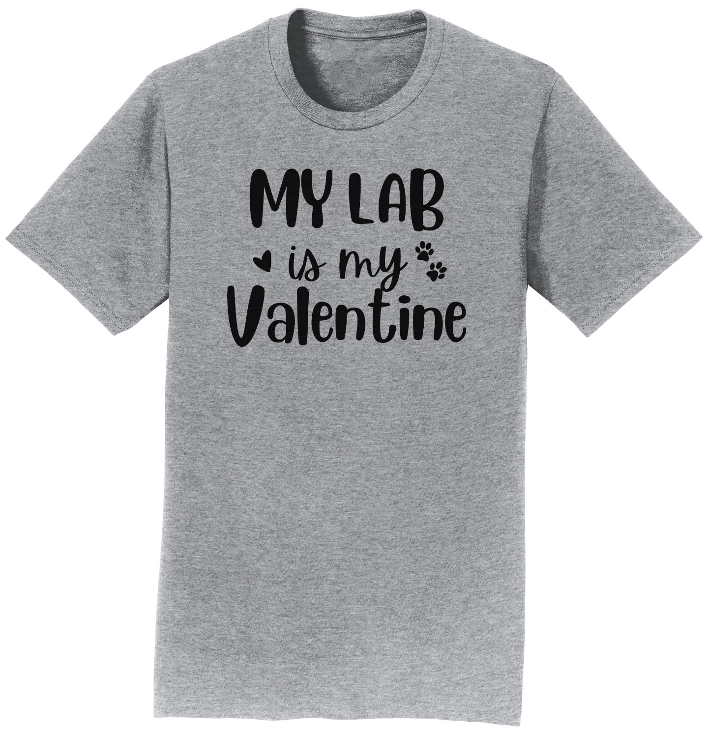 My Lab Valentine - Adult Unisex T-Shirt