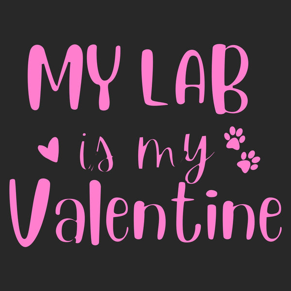 My Lab Valentine - Adult Unisex T-Shirt