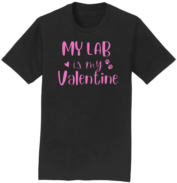 My Lab Valentine - Adult Unisex T-Shirt