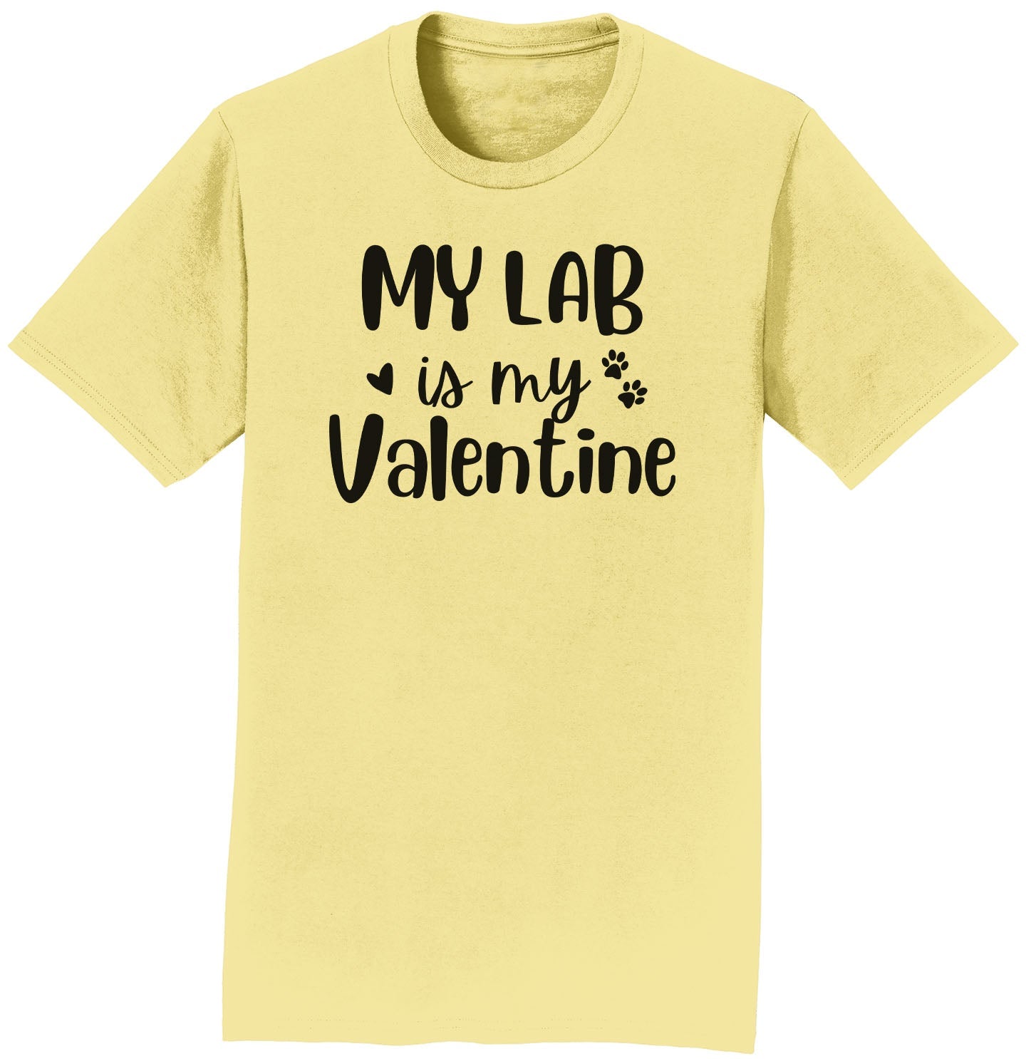 My Lab Valentine - Adult Unisex T-Shirt