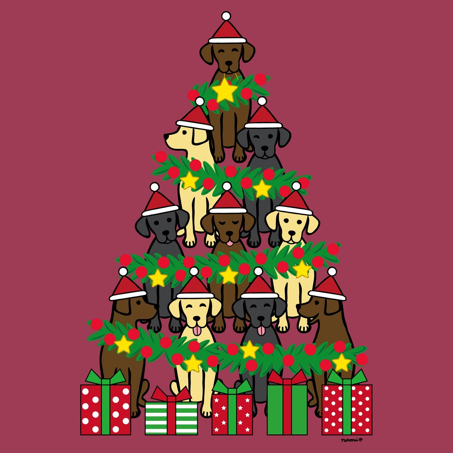 Christmas Tree Labs - Adult Unisex T-Shirt