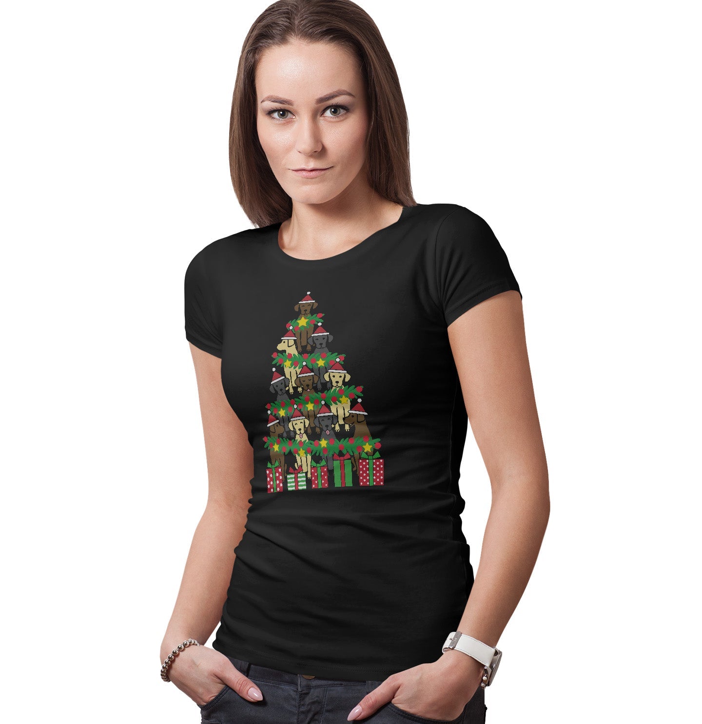 Christmas Tree Labs - Women's Fitted T-Shirt