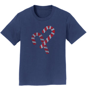 Paw Candy Cane - Kids' Unisex T-Shirt