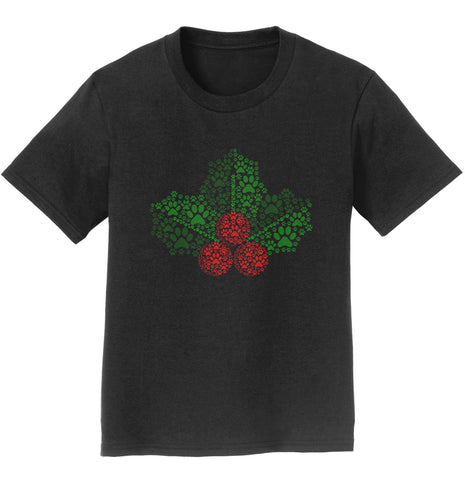 Paw Mistletoe - Kids' Unisex T-Shirt