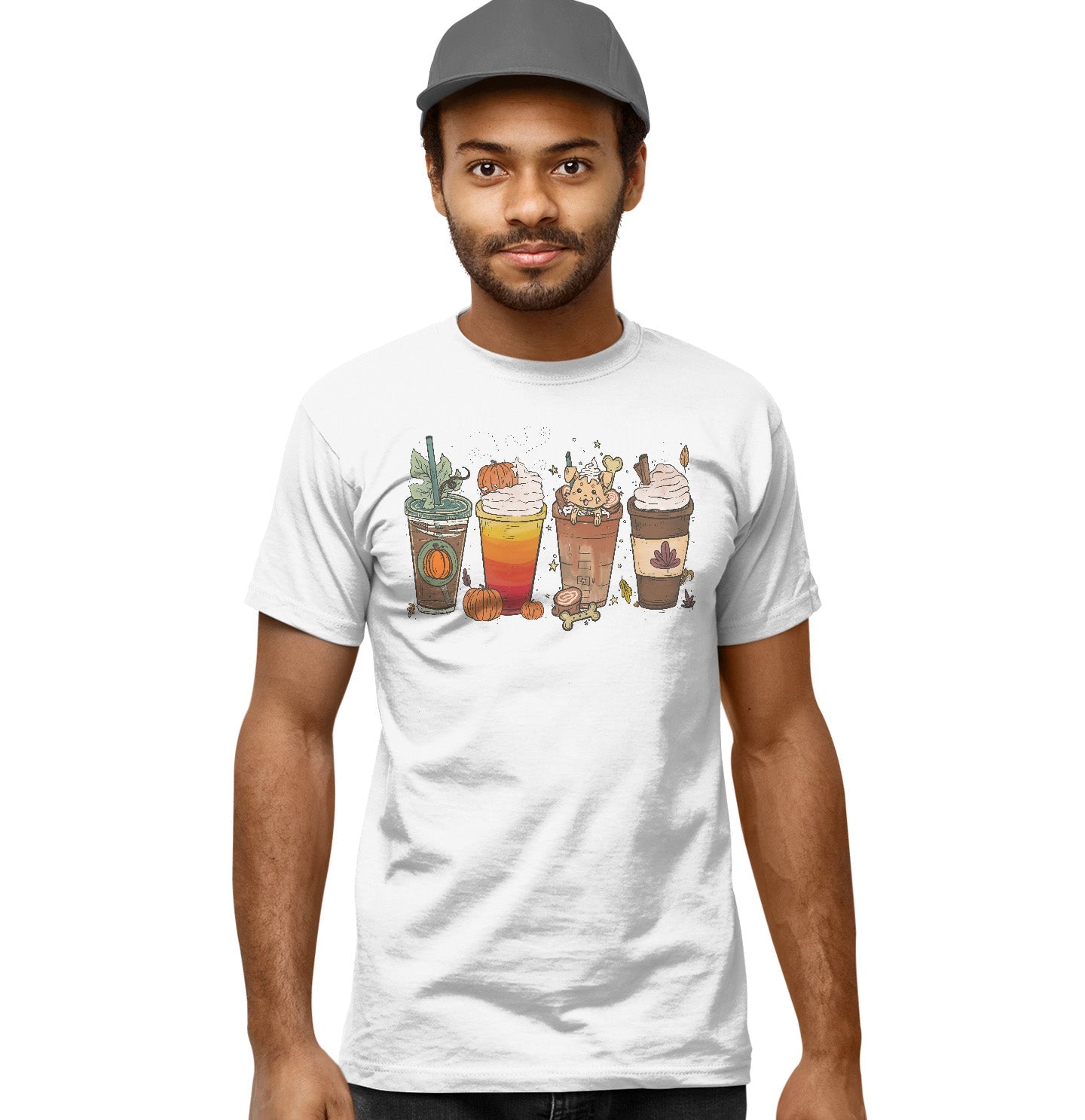 Pupachino Yellow Lab - Adult Unisex T-Shirt