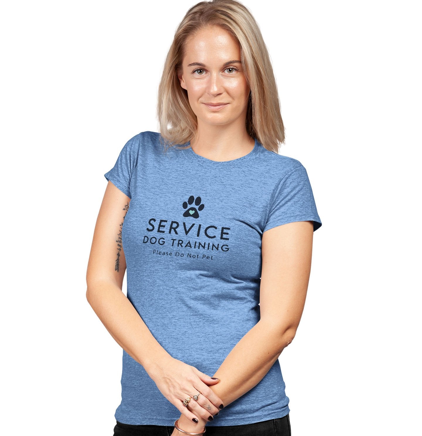 Service Dog Training - Women's Tri-Blend T-Shirt